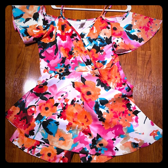 Colorful romper from forever21+ - Picture 1 of 3